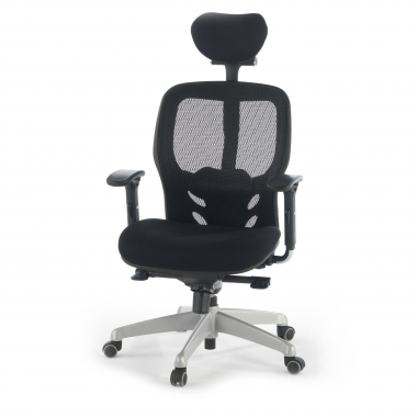 burostuhl home office schwarz mit kopfstutze netzstoff 3d verstellbare armlehnen lordosenstutze kopfstutze 8