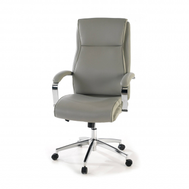 chefsessel grau counter kunstleder gepolsterte armlehnen 8