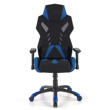 gaming stuhl blau fenix netzstoff 3d verstellbare armlehnen 3