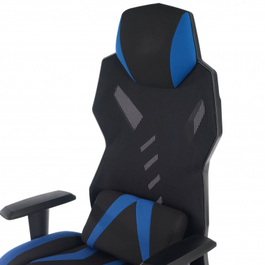 gaming stuhl blau fenix netzstoff 3d verstellbare armlehnen 8