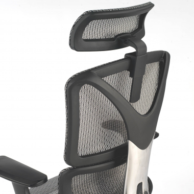 ergonomischer burostuhl grau focus netzstoff 3d verstellbare armlehnen lordosenstutze 7
