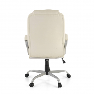 chefsessel weiss baltimore kunstleder gepolsterte armlehnen 10