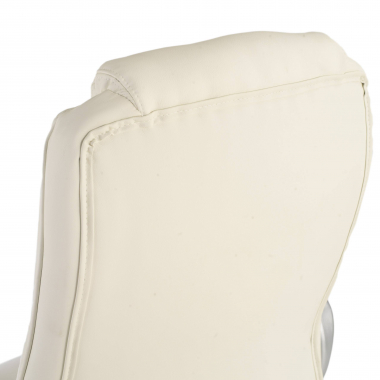 chefsessel weiss baltimore kunstleder gepolsterte armlehnen 7