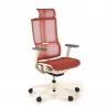 Ergonomischer Bürostuhl mit Kopfstütze Enjoy white, Synchronmechanik