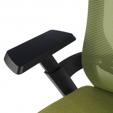 ergonomischer burostuhl grun wagner netzstoff 3d verstellbare armlehnen lordosenstutze 7