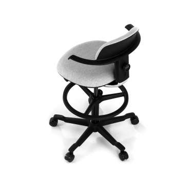 ergonomischer hocker grau erghos stoff ohne armlehnen 9