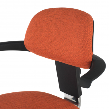 ergonomischer hocker orange erghos stoff ohne armlehnen 7