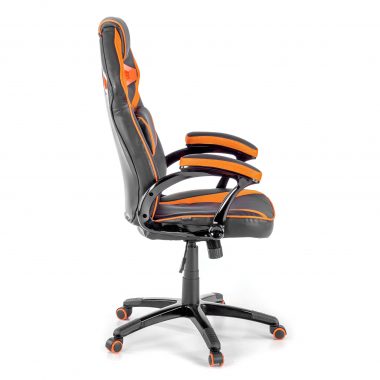 gaming stuhl orange ecopiel kunstleder feste armlehnen 7