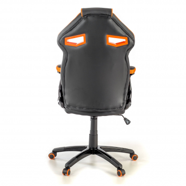 gaming stuhl orange ecopiel kunstleder feste armlehnen 8