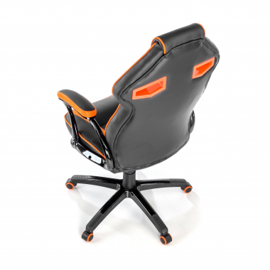 gaming stuhl orange ecopiel kunstleder feste armlehnen 6