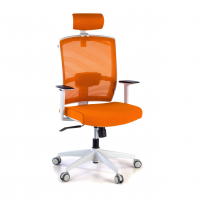 Weiß/Orange