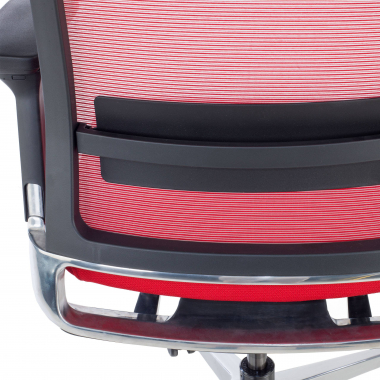 burostuhl rot ohne kopfstutze netzstoff 3d verstellbare armlehnen lordosenstutze 9