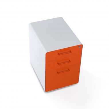 rollcontainer weiss orange zole 9