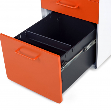 rollcontainer weiss orange zole 6