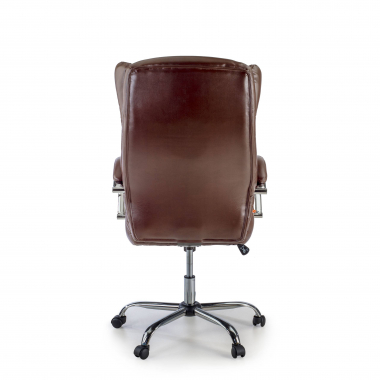 chefsessel braun lugano kunstleder gepolsterte armlehnen 9