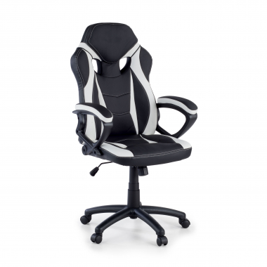 gaming stuhl weiss drift kunstleder feste armlehnen 1