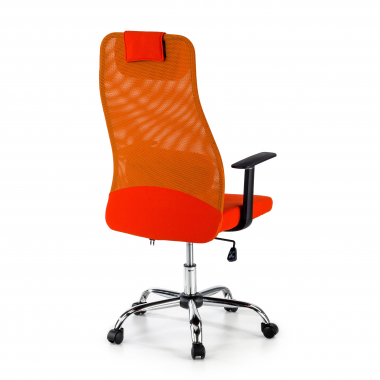 burostuhl orange sigma netzstoff feste armlehnen kopfstutze 6