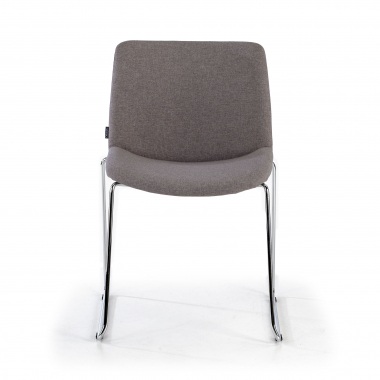 konferenzstuhl grau ohne arme stoff feste armlehnen 3