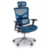 Luxus Bürostuhl Ergonomisch Next1, Netzstoff mit Kopfstütze in