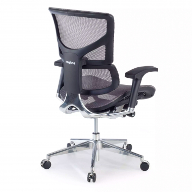 ergonomischer burostuhl grau next2 ohne kopfstutze netzstoff 4d verstellbare armlehnen doppelte lordosenstutze 7