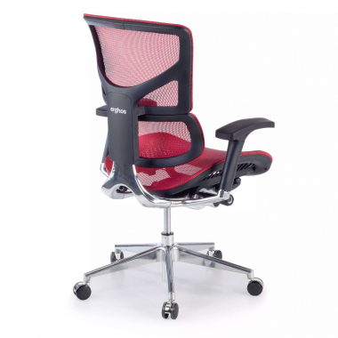 ergonomischer burostuhl rot next2 ohne kopfstutze netzstoff 4d verstellbare armlehnen doppelte lordosenstutze 7