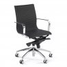 Design Bürostuhl Brenton, Stahlrahmen, niedrige Rückenlehne