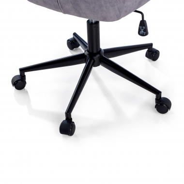 drehstuhl grau rose stoff ohne armlehnen 9