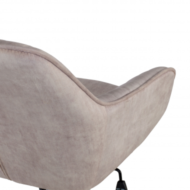 drehstuhl beige ministry stoff ohne armlehnen 7