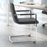 Besucherstuhl Dallas, bequem und robust, Freischwinger