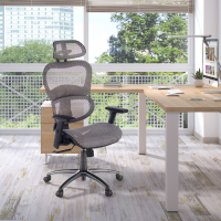 Ergonomischer Bürostuhl Ergocity, Lendenkissen, 3D-Armlehnen