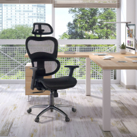 Ergonomischer Bürostuhl Ergocity, Lendenkissen, 3D-Armlehnen