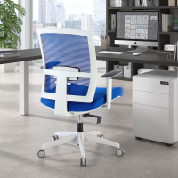 Ergonomischer Bürostuhl Akira white, Synchro-Mechanismus