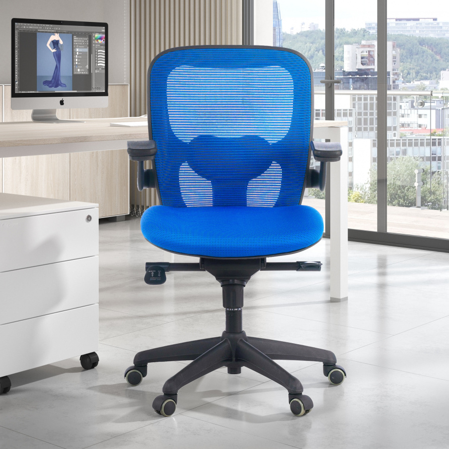 ergonomischer Bürostuhl Amira, Relax-Mechanismus, eingespritzter Schaum