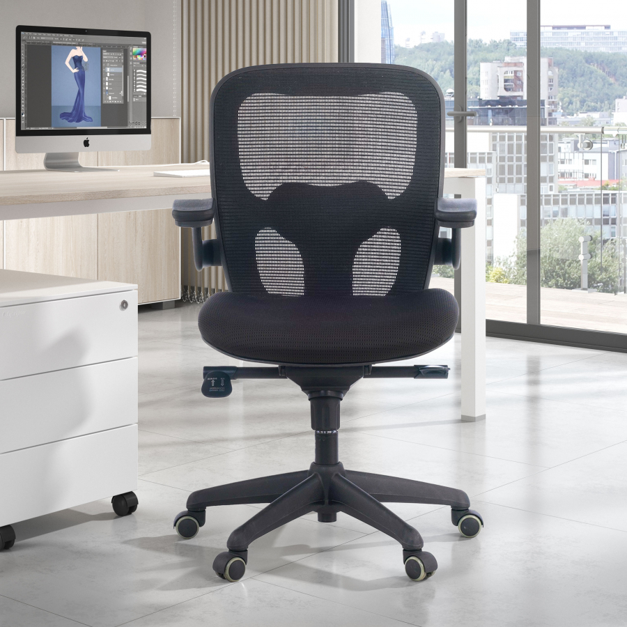 ergonomischer Bürostuhl Amira, Relax-Mechanismus, eingespritzter Schaum