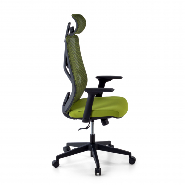 ergonomischer burostuhl grun quick netzstoff 3d verstellbare armlehnen lordosenstutze kopfstutze 4