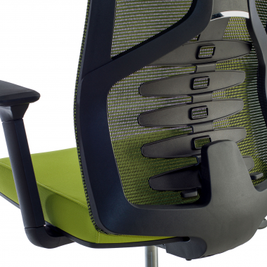 ergonomischer burostuhl grun quick netzstoff 3d verstellbare armlehnen lordosenstutze kopfstutze 5