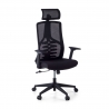 Ergonomischer Bürostuhl Quick, bionische Rückenlehne, Kopfstütze