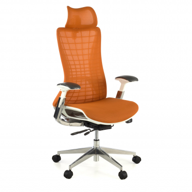 ergonomischer burostuhl orange miller netzstoff 3d verstellbare armlehnen 1