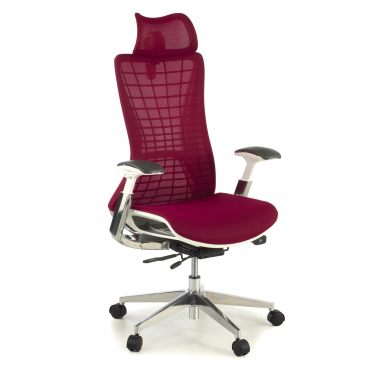 ergonomischer burostuhl rot miller netzstoff 3d verstellbare armlehnen 1