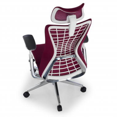 ergonomischer burostuhl rot miller netzstoff 3d verstellbare armlehnen 7