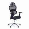 Ergonomischer Bürostuhl Ergocity white, Lendenkissen, 3D-Armlehnen