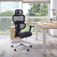 Ergonomischer Bürostuhl Ergocity FX, Aluminiumfußkreuz und TechSport-Mesh