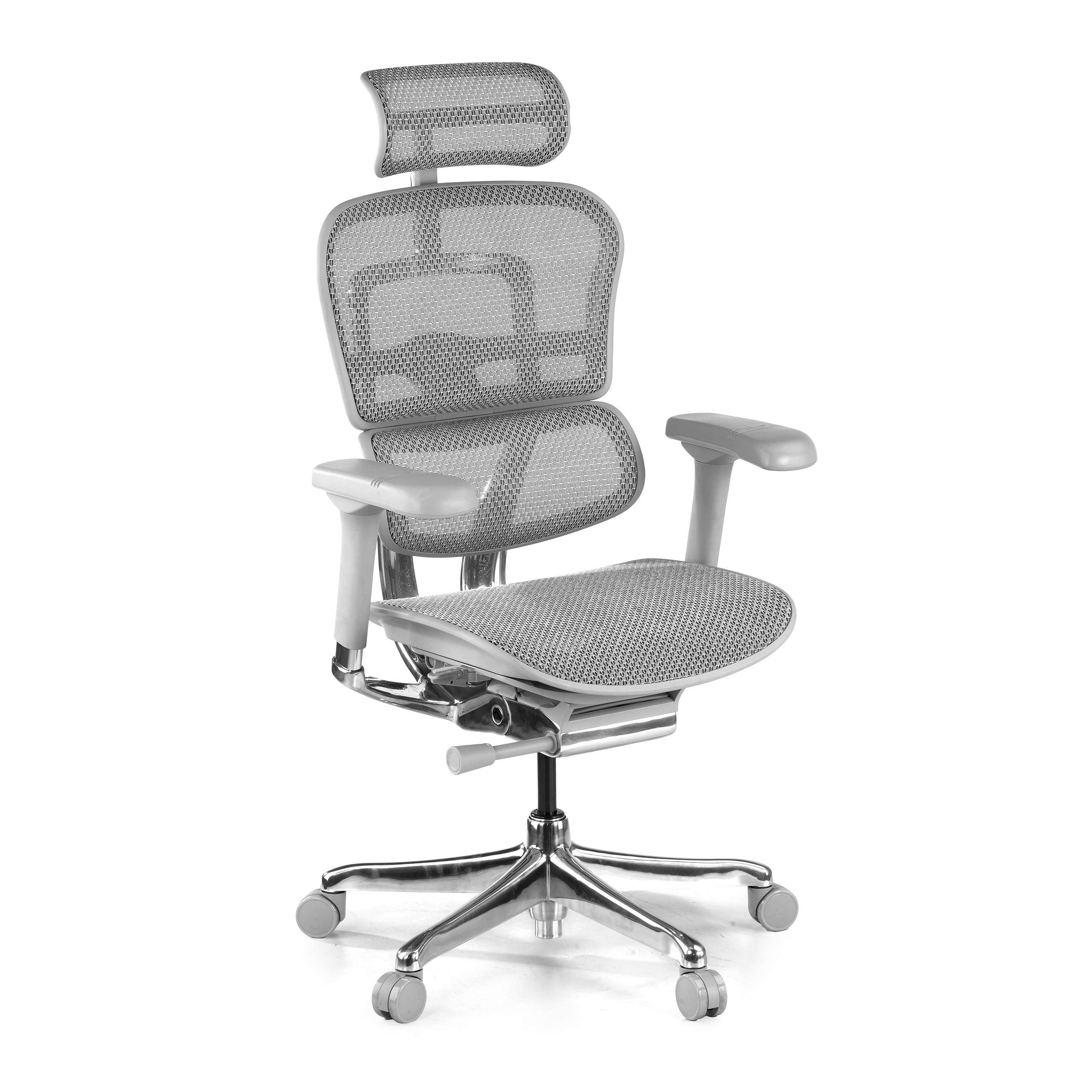 Ergonomischer Luxus Bürostuhl Ergohuman Edition 1, weißer Rahmen
