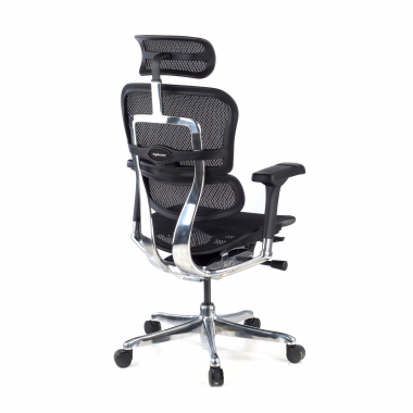 ergonomischer burostuhl schwarz schwarze struktur netz netzstoff 5d verstellbare armlehnen kopfstutze 7