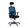 Ergonomischer Bürostuhl Kaito white, mit Kopfstütze