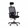 Ergonomischer Bürostuhl Kaito white, mit Kopfstütze