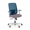 Ergonomischer Bürostuhl Kaito white, mit Kopfstütze
