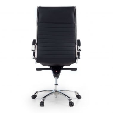 chefsessel schwarz naturleder naturleder gepolsterte armlehnen 7