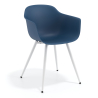 Gästestuhl Glamm, 4 Beine, umhüllendes Design
