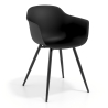 Gästestuhl Glamm, 4 Beine, umhüllendes Design